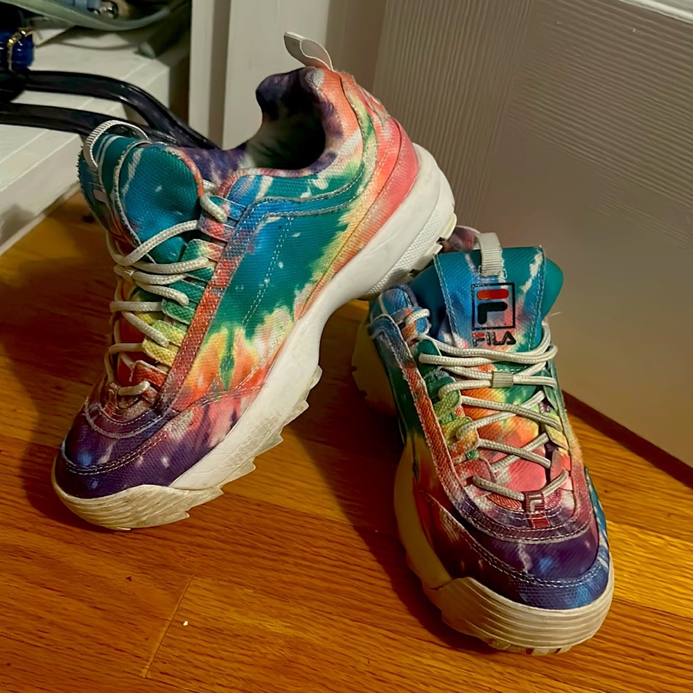 Tye Dye Fila Disruptors